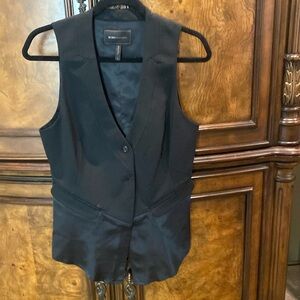 BCBG Maxazria Black Vest
